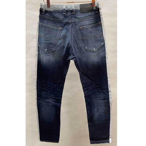 Diesel Boys Blue Drawstring Jeans Size 4